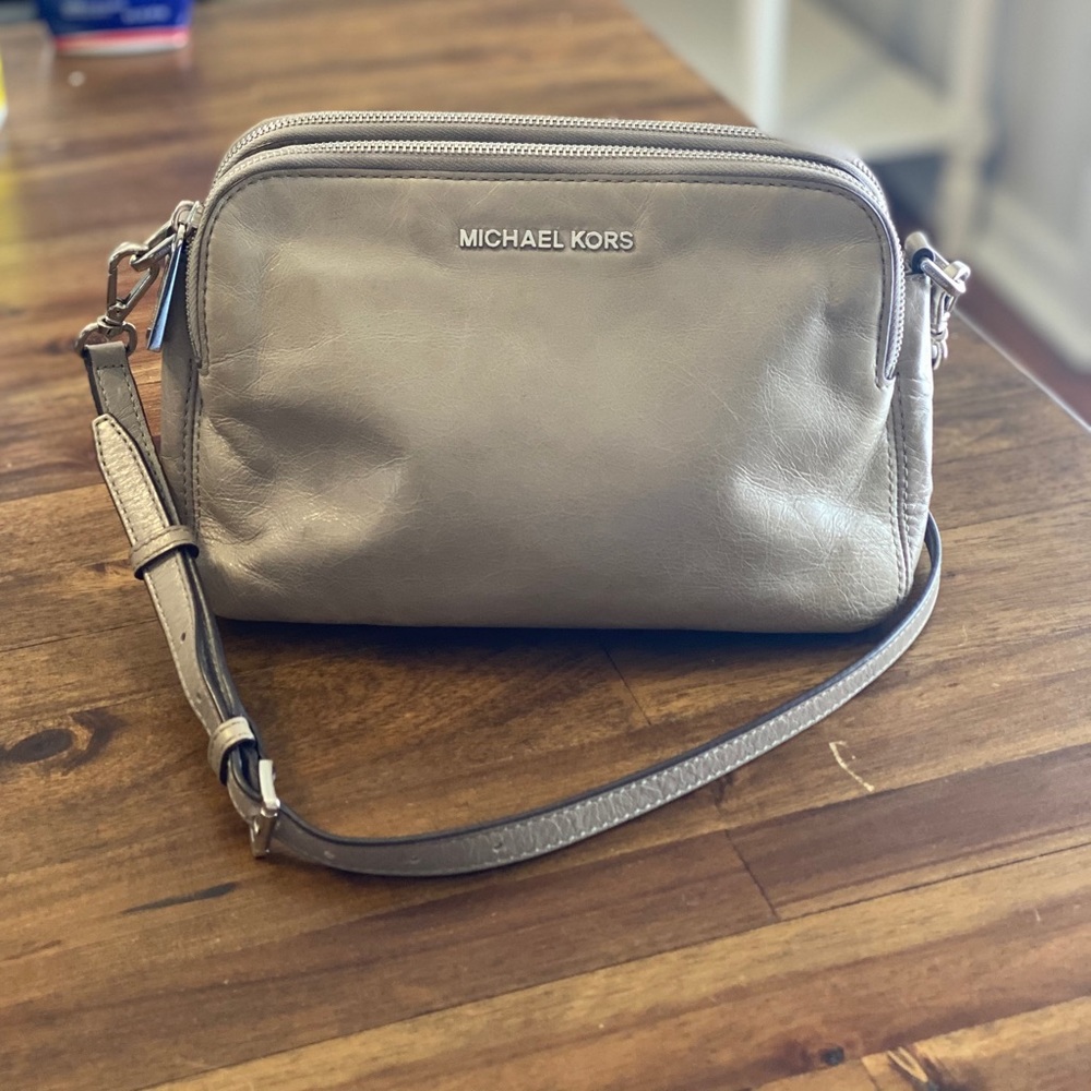 Michael Kors Grey Crossbody Purse